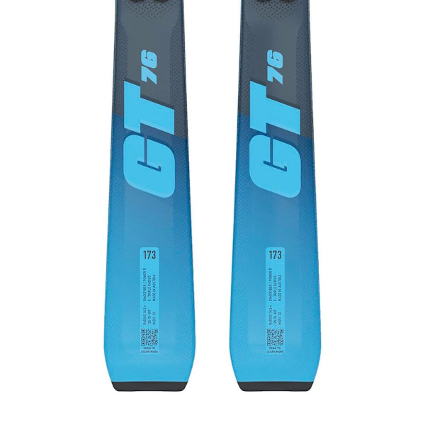 Fischer The Curv Gt 76 Tpr+rsw 10 Powerrail Alpint Skidpaket Blå 173
