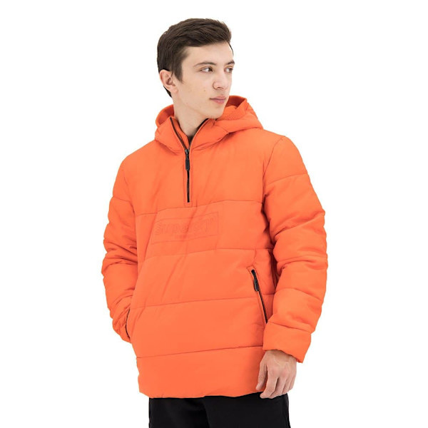Superdry Vadderad Overheadjacka Nu Orange L Man