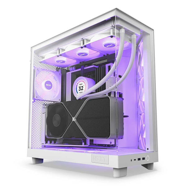 Nzxt H6 Air Flow R1 Pc-tornfodral Vit