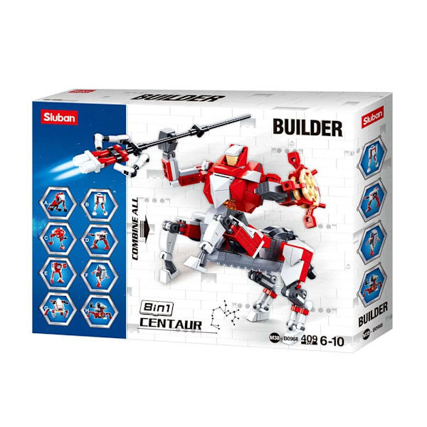 Sluban I Builder Robot 8 1409 Stykker Søvfarvet