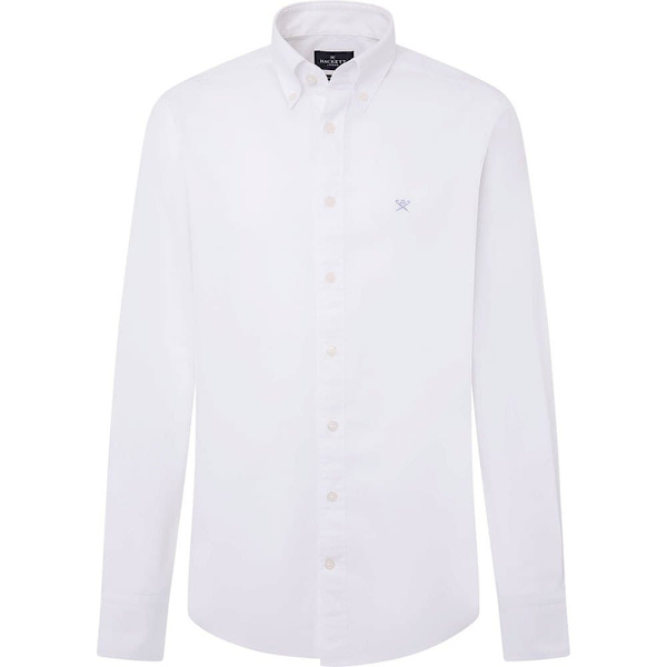 Hackett Dyed Oxford Pitkähihainen Kauluspaita Valkoinen 2XL Mies
