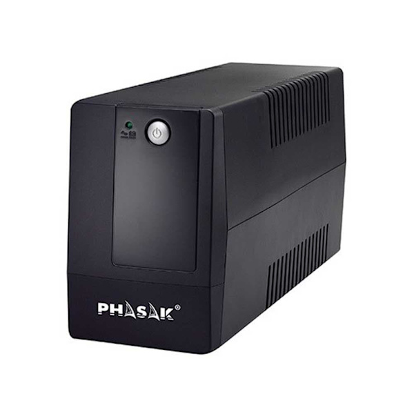 Phasak Ups Ph 9408 800va Sort One Size / EU Plug Sort