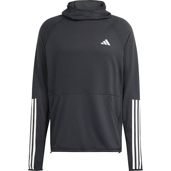 Adidas Stripes Hættetrøje Own The Run Excite 3 Sort M / Regular Mand