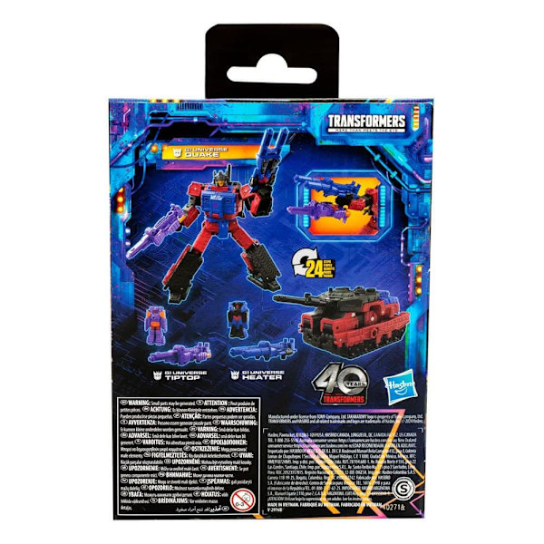 Hasbro Transformers Generations Legacy United Deluxe Class Action G1 Universe Quake -hahmo 14 Cm