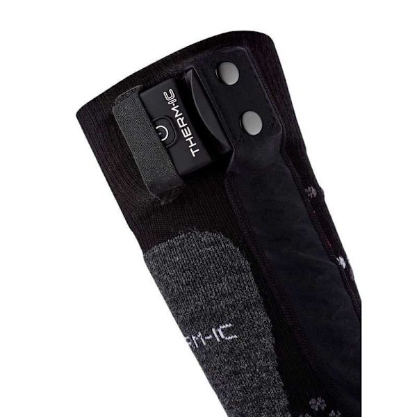 Therm-ic Lämmitettävät Pitkät Sukat Powersocks Set Heat Uni+s-pack 1200 Musta EU 42-44 Mies