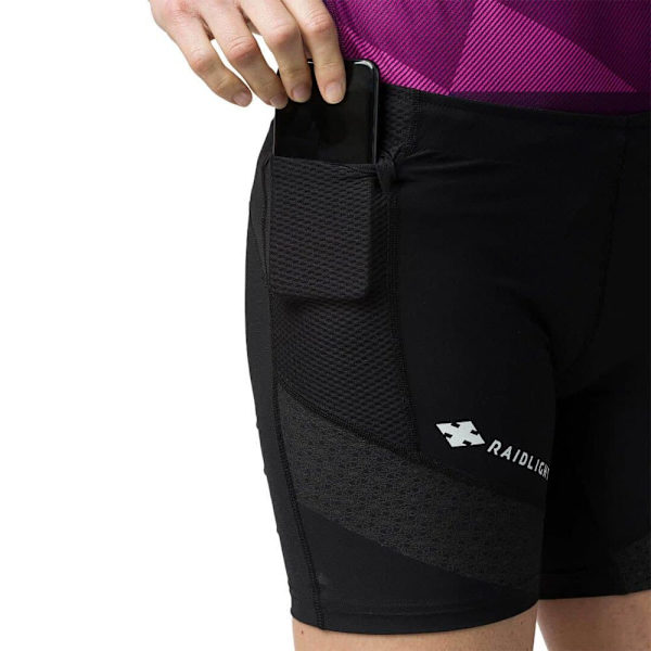 Raidlight Shorts Activ Stretch Sort L Kvinde