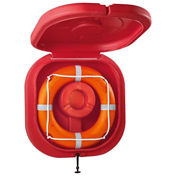 Plastimo Livboj Dörrlåda Röd 90 x 90 x 28 cm