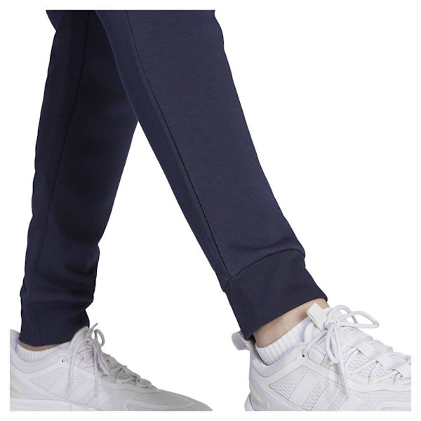 Adidas Byxor Essentials Fleece Tapered Cuff Big Logo Joggers Blå XS / Regular Man