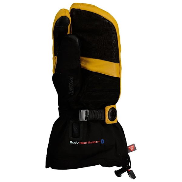 Lenz Handsker Heat 8.0 Finger Cap Gul,Sort M Mand