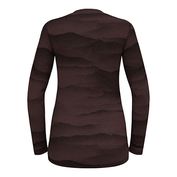 Odlo Merino Ridgelines Langærmet Baselayer Brun S Kvinde