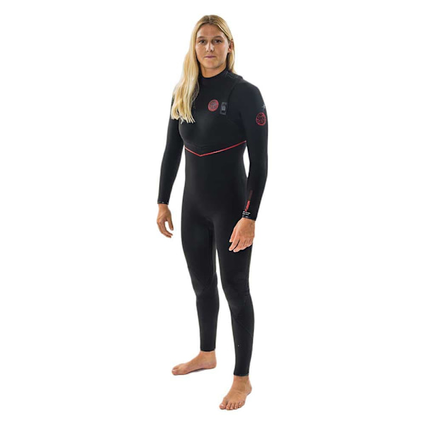 Rip Curl Langærmet Neoprendragt Uden Lynlås Fbomb Fusion 3/2 Mm Sort 8