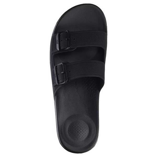 Fitflop Slides Iqushion Two-bar Buckle Svart EU 46 Man
