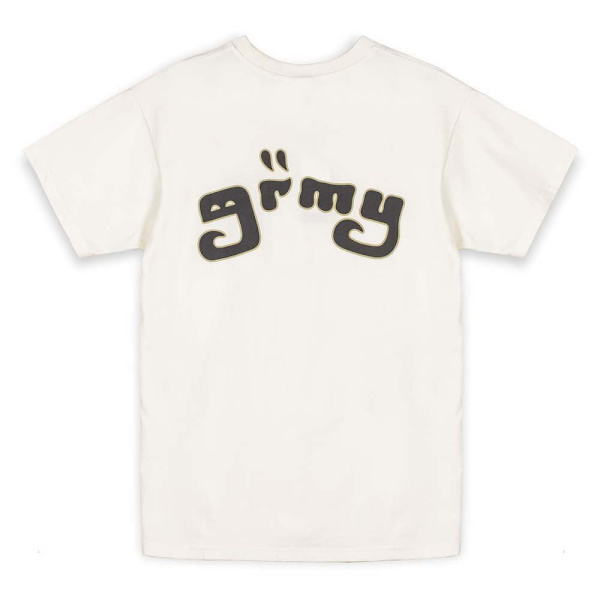 Grimey Kortærmet T-shirt Tusker Temple Regular Hvid L Mand