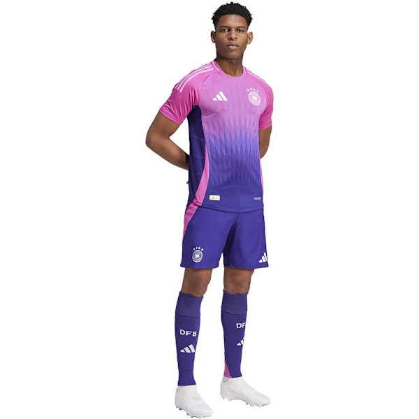 Adidas Germany Authentic 24/25 Lyhythihainen T-paita Kaukana Violetti L