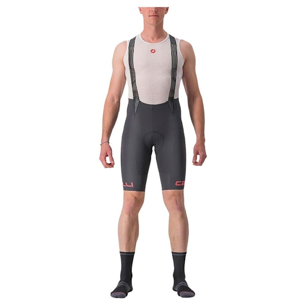 Castelli Bib Shortsit Free Aero Rc Classic Harmaa S Mies