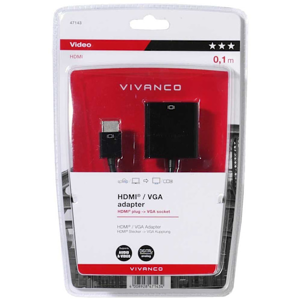 Vivanco Hdmi /vga Adapter Sort