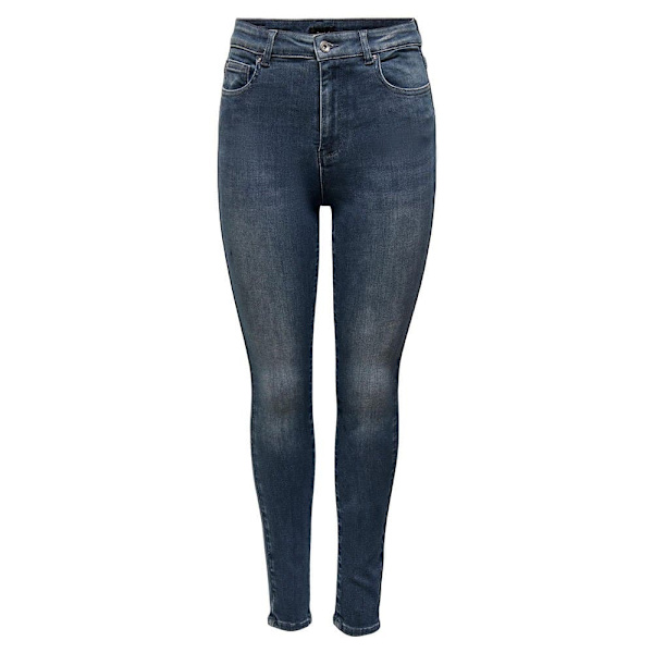 Only Jeans Med Høj Talje Mila Skinny Fit Bj407 Blå 27 / 34 Kvinde