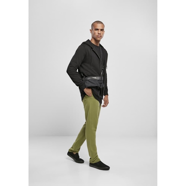 Urban Classics Sweatshirt Basic Terry Zip Blå M Mand