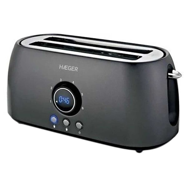 Haeger Toaster Med Dobbelt Slot Future Plus 1400w Sort One Size / EU Plug