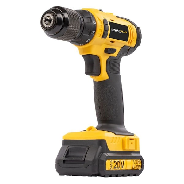 Powerplus Akku Boremaskine Powx00435 20v Søvfarvet