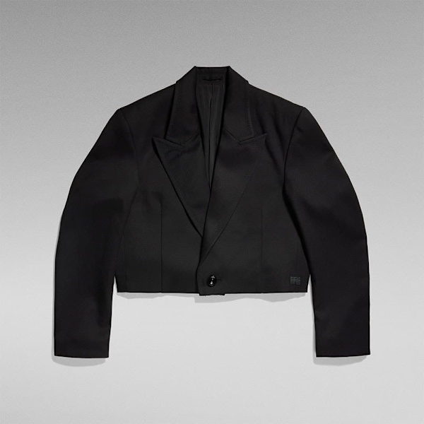 G-star Blazer Cropped Svart S Kvinna