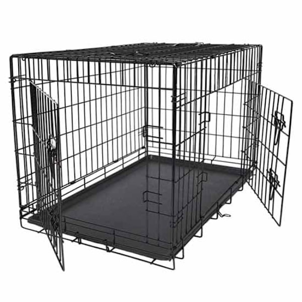 Julius K-9 Foldebur 76x47x53 Cm Sort