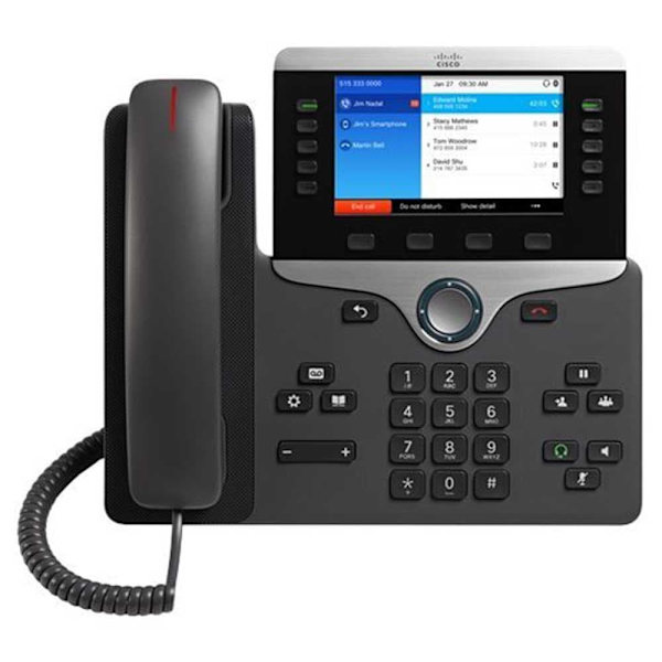 Cisco Voip Telefon Ip Phone 8851 Søvfarvet Sort