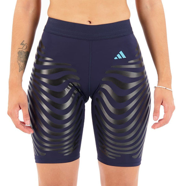 Adidas Korte Leggings Adizero Control Blå XL Kvinde