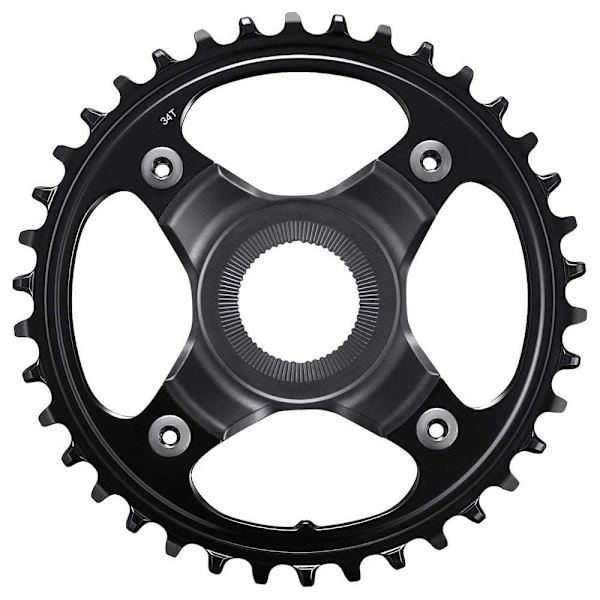 Shimano El-cykel Kædering Steps E8000 Cre80 53 Mm Sort 34t