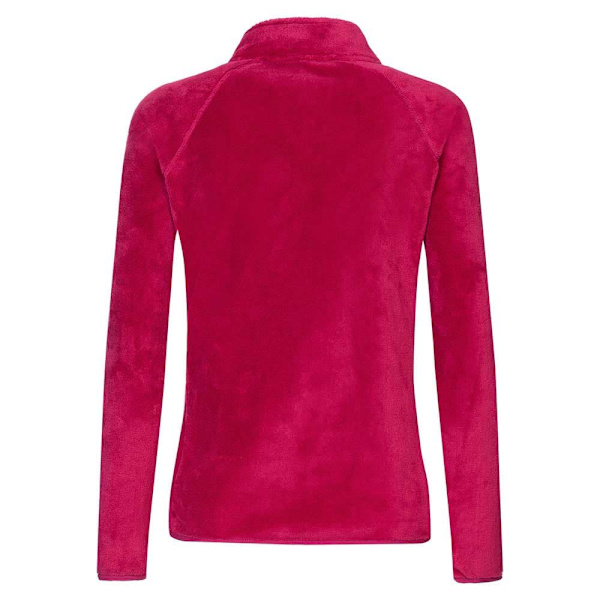 Rock Experience Full Dragkedja Fleece Polar Mock Neck Rosa L Kvinna