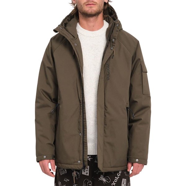 Volcom Stoke Stone Ii 10k Jacka Brun S Man