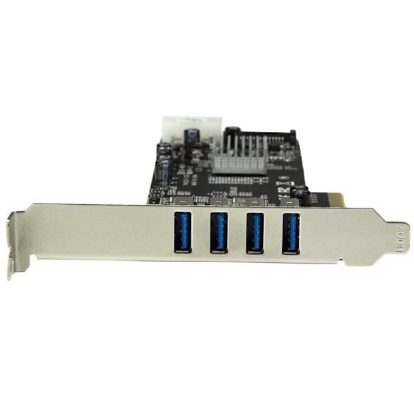 Startech Pcie 4 Port Usb 3.0 Sata Molex Uasp Sort