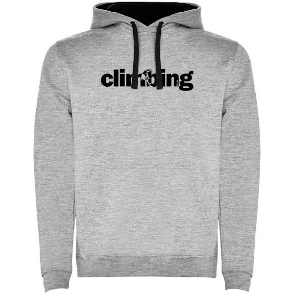 Kruskis Word Climbing Two-colour Hættetrøje Grå 2XL Mand