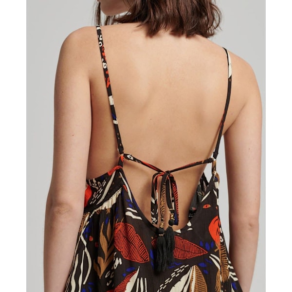 Superdry Klänning Vintage Mini Beach Cami Svart L Kvinna