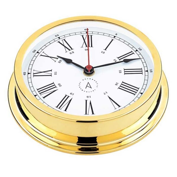 Autonautic Instrumental Nautisk Kvartsklocka R175d Guld