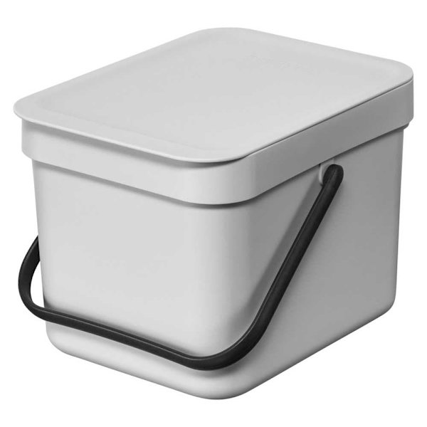 Brabantia Skraldespand Sort & Go Waste 6l Søvfarvet