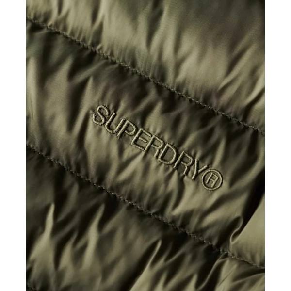 Superdry Fuji Mid Padded Jakke Grøn S Kvinde