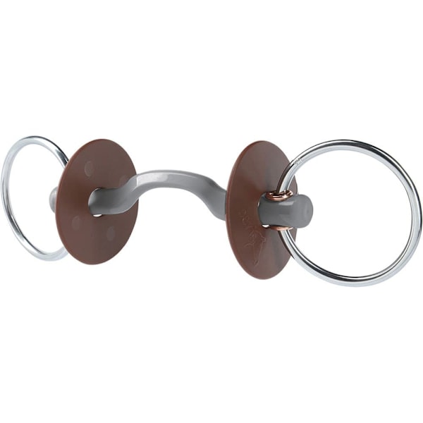 Beris Mjuk Snaffle Konnex Tongue Arc 7.5 Centimeter Bit Silver 140 mm