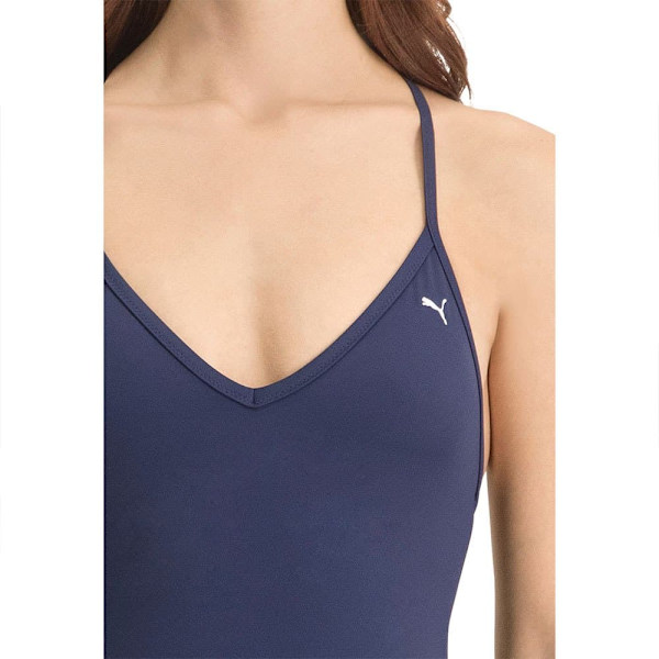 Puma Baddräkt V Neck Blå XL Kvinna