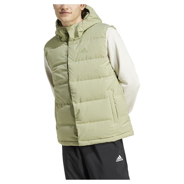 Adidas Helionic Down Väst Grönt M Man