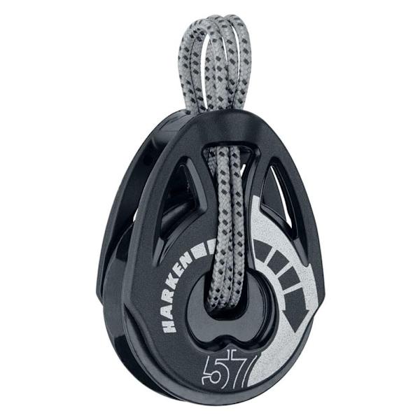 Harken Auto Skralde Carbo T2 57 Mm Remskive Sort