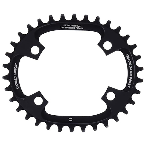 Leonardi Racing Daisy Asymmetric 96 Bcd Ovalt Klinge Sort 34t