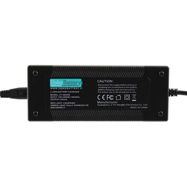 Ebike Battery Lithium Batteri Oplader 36v 2a Transparent