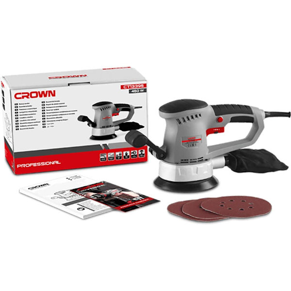 Crown Pyörivä Hiomakone Ct13395 450w