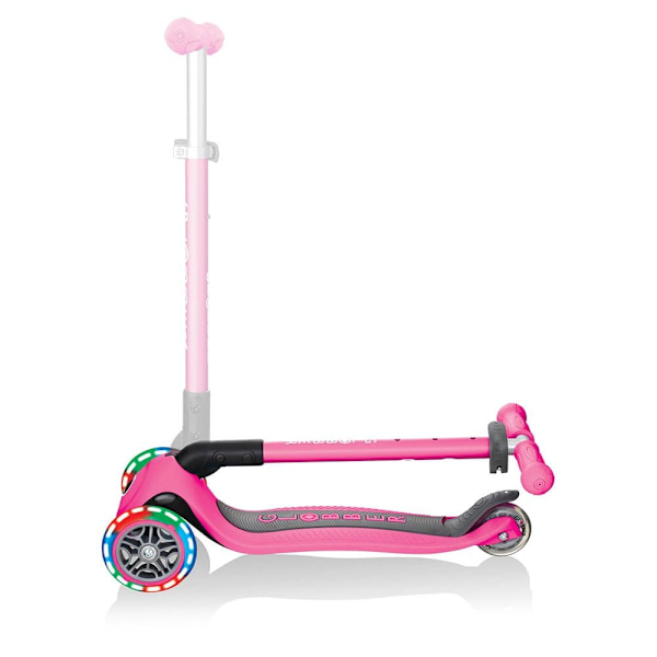 Globber Scooter Primo Foldable Lights Rosa