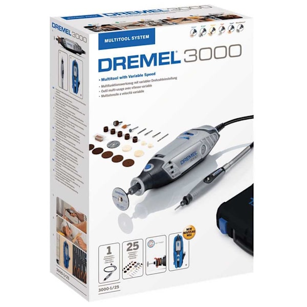 Dremel Monikäyttötyökalu 3000 Js Hopeinen