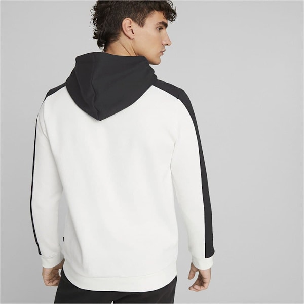 Puma Hættetrøje Ess Block X Tape Hvid,Sort M Mand
