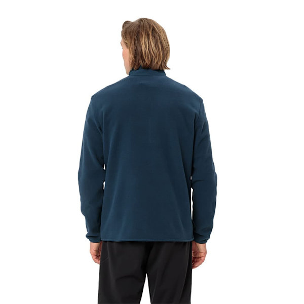 Vaude Mineo Fleece Med Halv Dragkedja Blå L Man