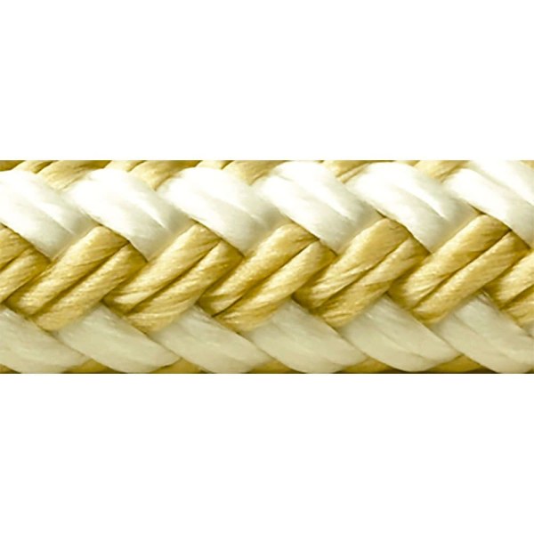 Seachoice Double Braid Dock Rope 10.7 M Gul 5/8´´