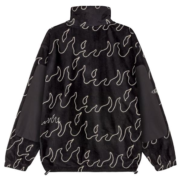 Grimey Voodoo Child Sweatshirt Med Lynlås Sort L Mand